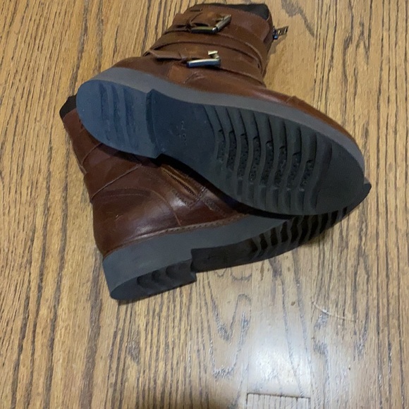 Geox Respira Leather Moto Boots - Picture 5 of 7